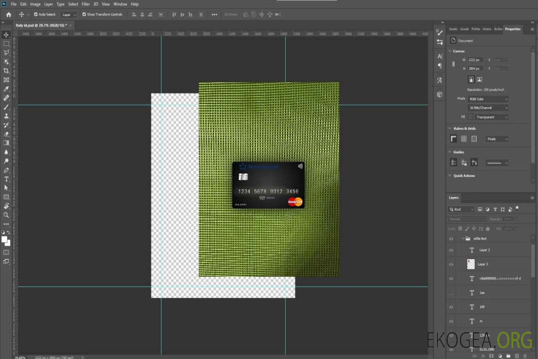 Panama Banco General mastercard photolook recto template Panama Banco General mastercard photolook recto template